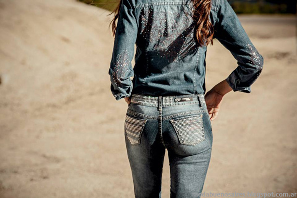 Pantalones de jeans de moda invierno 2014-