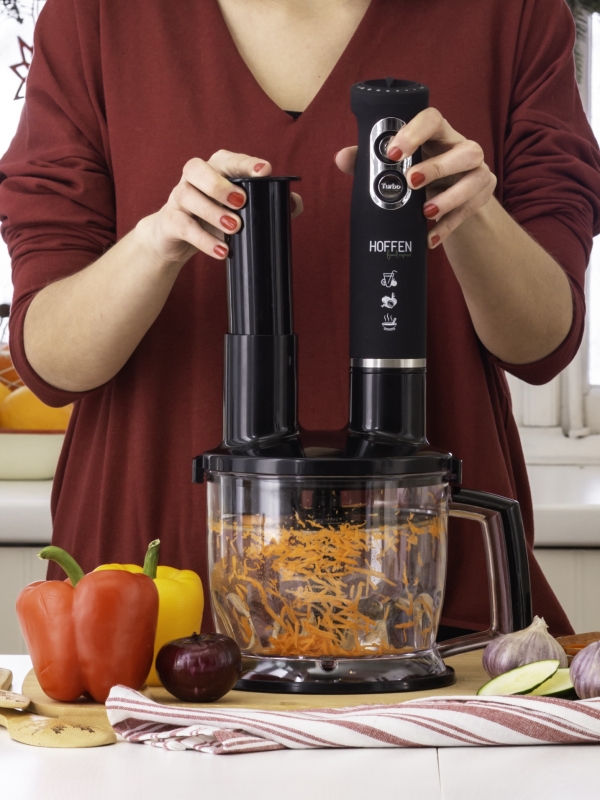 Testujemy produkty z Biedronki Blender z rozdrabniaczem Hoffen z Biedronki