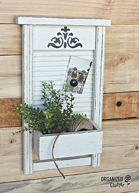Washboard Upcycle & Repurpose Projects For The Home & Garden - Organized  Clutter