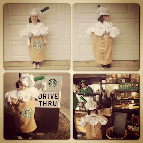 littlewhiteschoolhousedundee: DIY: Starbucks costume