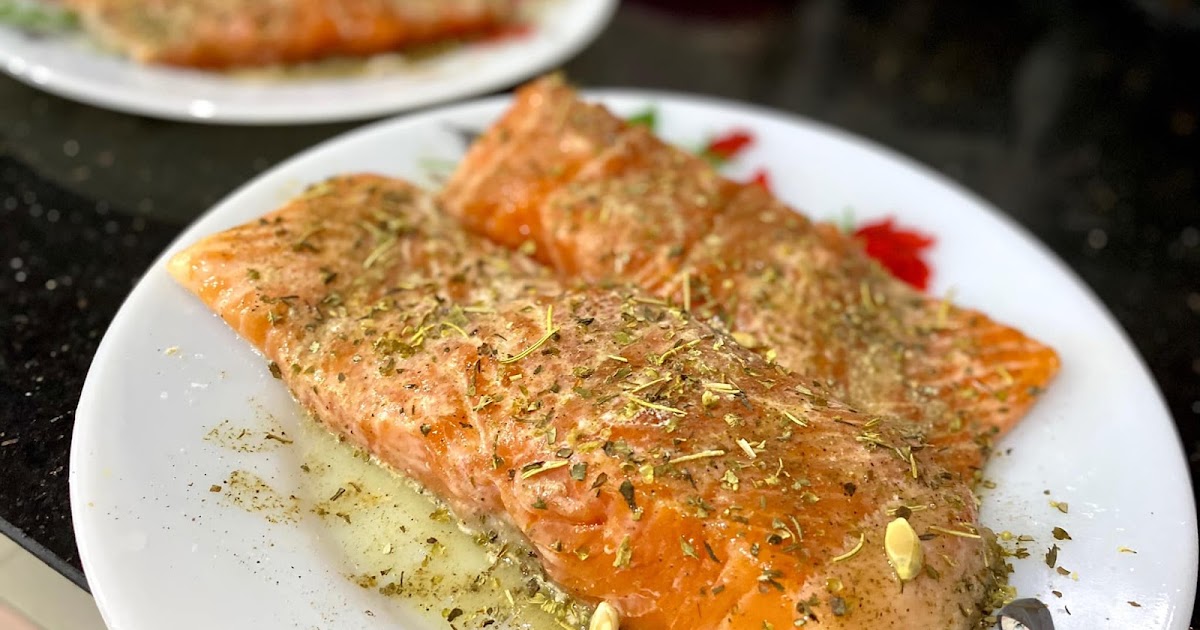 RESEPI MUDAH SALMON GRILL LEMON BUTTER SAUCE Aku Sis Lin