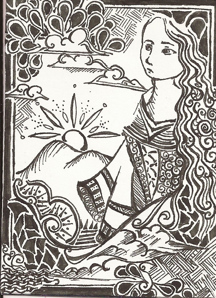 Mail Me Some Art Black And White Doodle ATC Part 2 Mail Me Some Art Black And White Doodle ATC Part 2