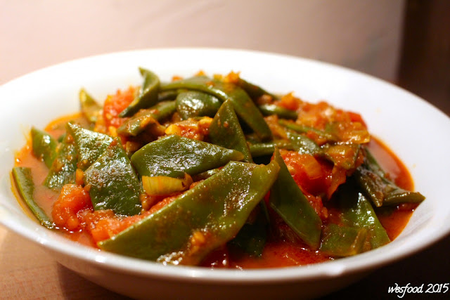 WesFood: Breite grüne Bohnen in Tomatensauce - Zeytinyağlı taze fasulye