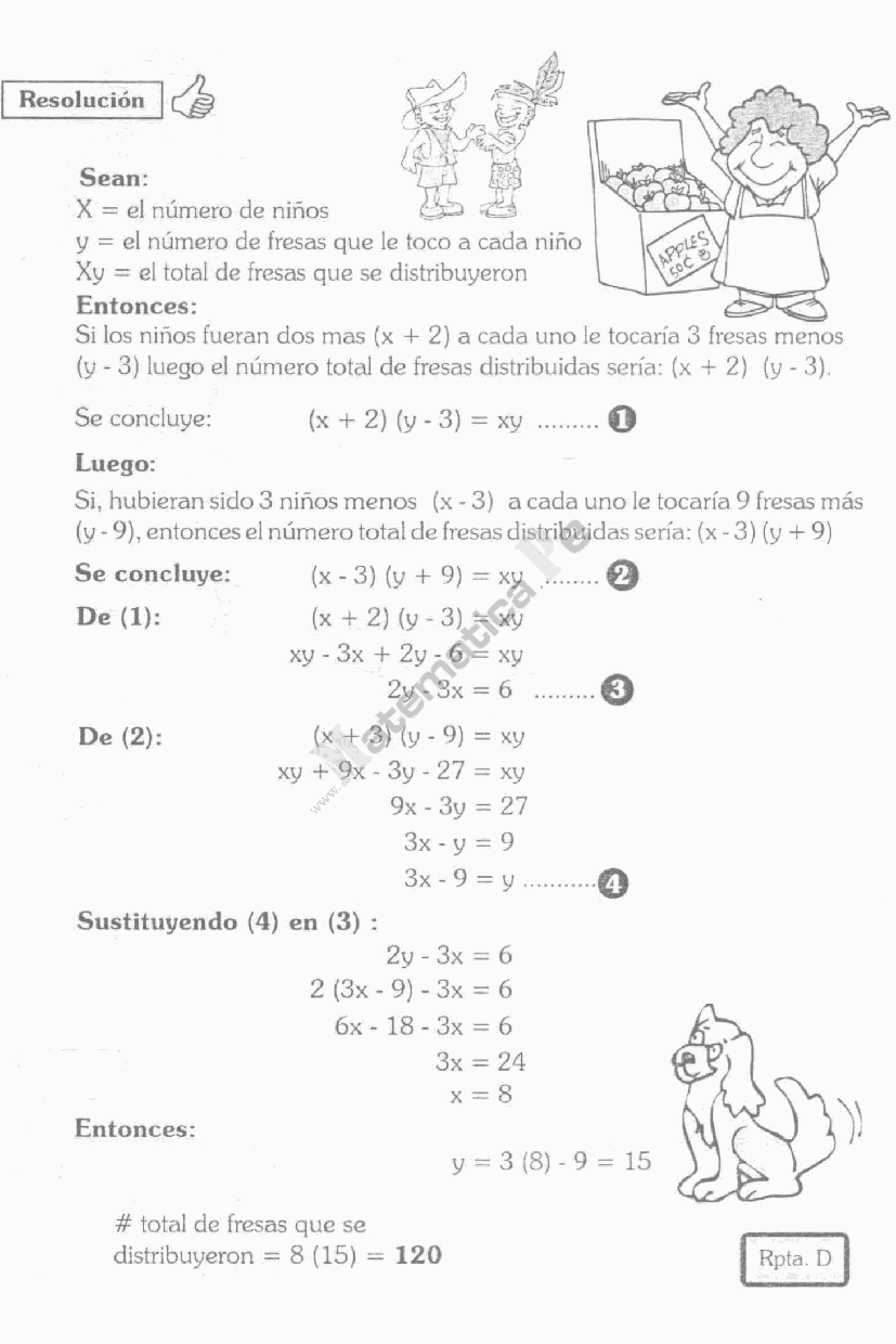 PLANTEO DE ECUACIONES EJERCICIOS RESUELTOS-PRIMERO DE SECUNDARIA PDF