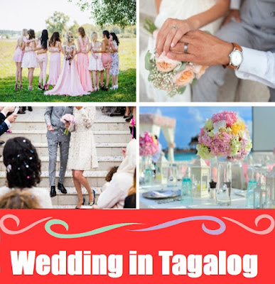 Wedding Word List in Tagalog