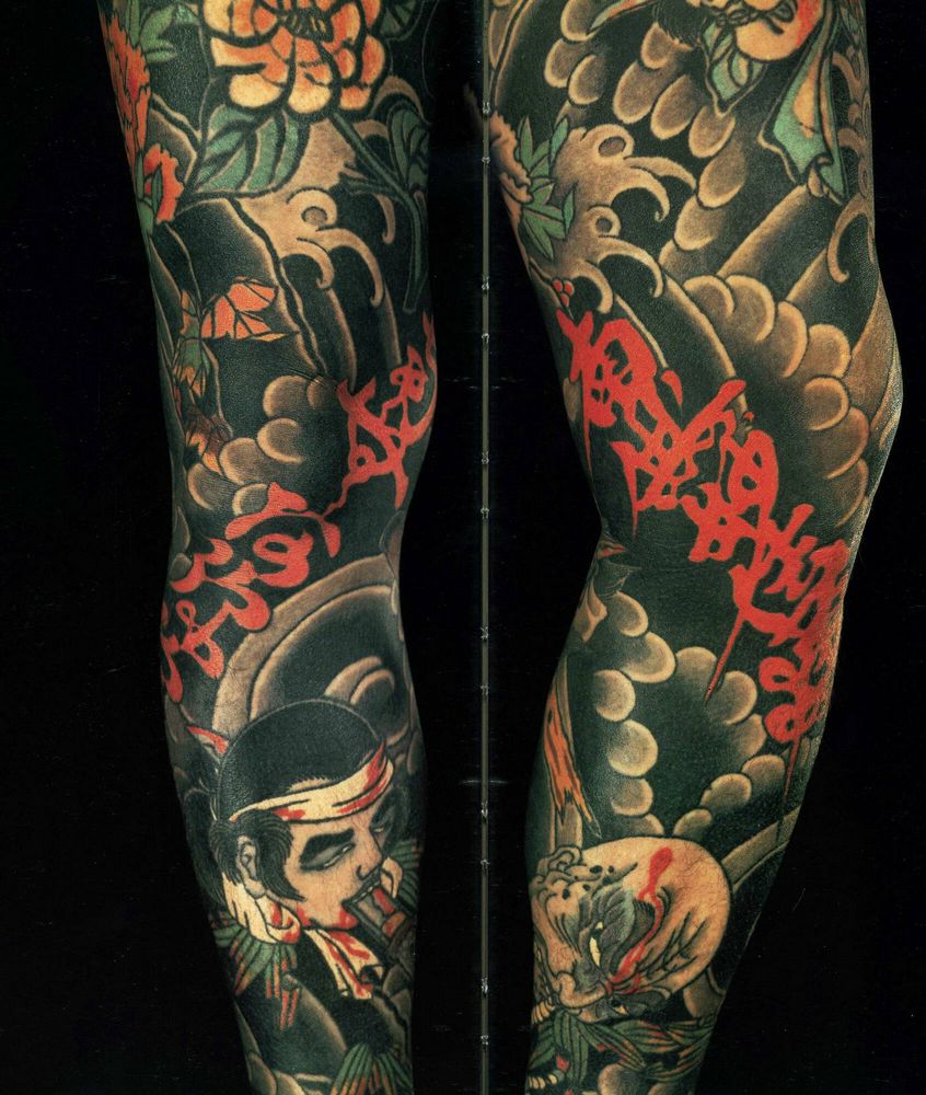 japanese tattoo sleeve designs black and grey japanese-tattoo-black-leg1.jpg