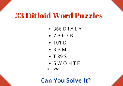 Ditloid Word Puzzles Ditloid Word Puzzles