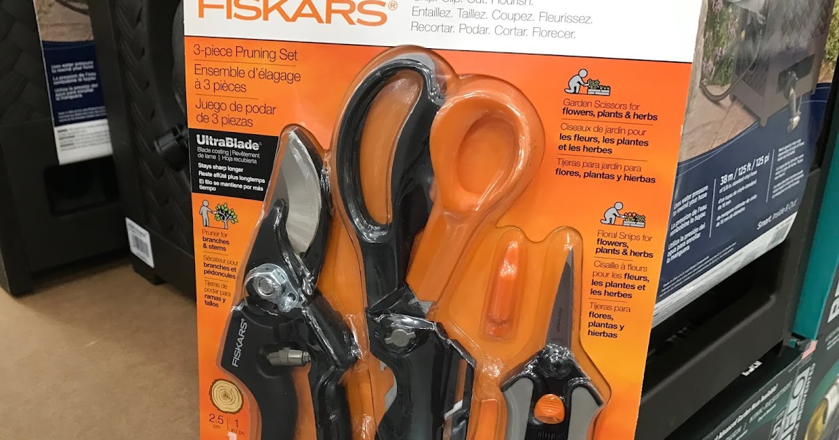 Fiskars 3piece Gardening Set Costco Weekender