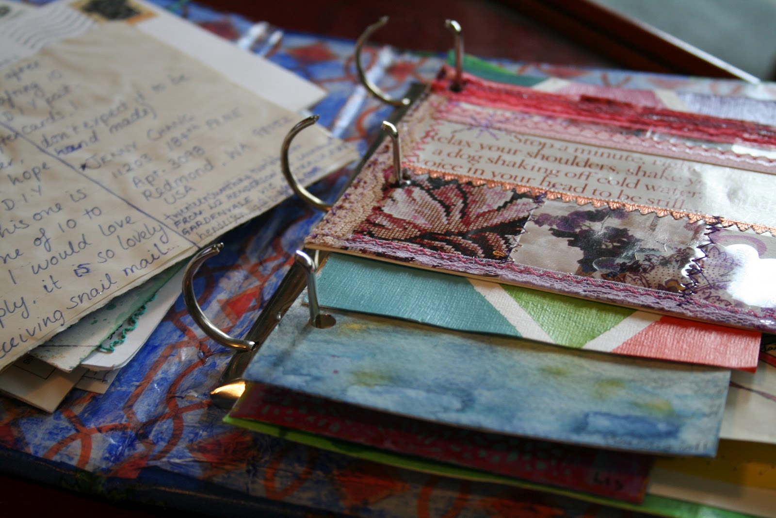 The Experimental Crafter Postcard Binder Tutorial