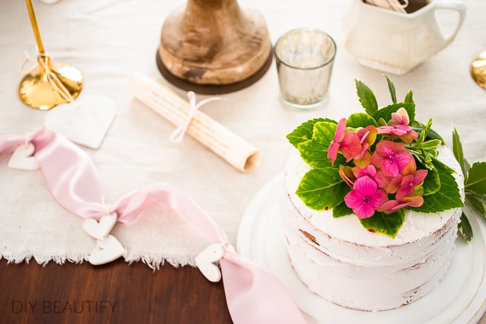 How to Style a Fake Cake with Fresh Flowers - DIY Beautify ...