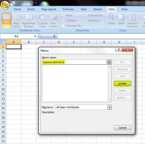 SeleniumVBA Automation Home