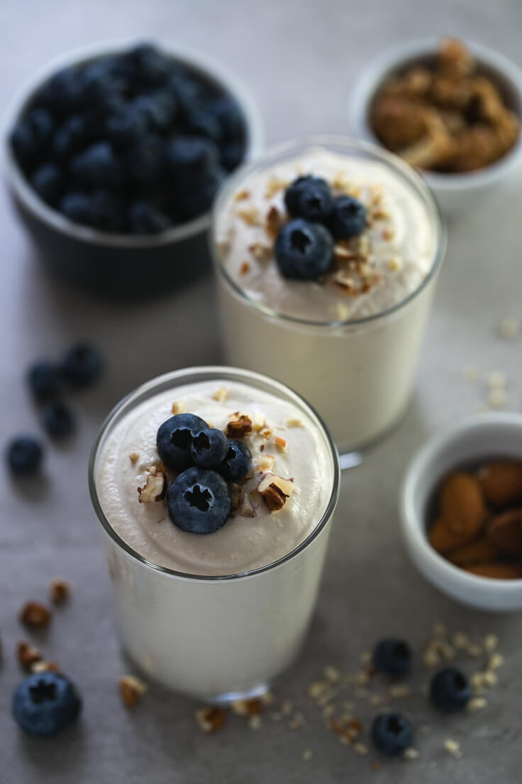 Easy Vegan Cashew Yoghurt: This vegan cashew yoghurt is a straightforward recipe that makes in less than 10 minutes, and then we have to let it rest to ferment. Easy Vegan Cashew Yoghurt: This vegan cashew yoghurt is a straightforward recipe that makes in less than 10 minutes, and then we have to let it rest to ferment.