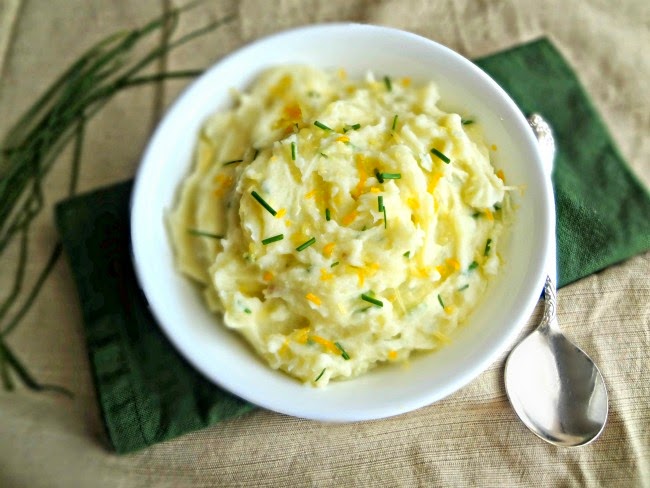 Cheesy Chive Mashed Potatoes Cheesy Chive Mashed Potatoes