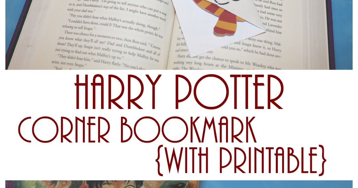 Keeping it Simple: Harry Potter Corner Bookmark with Printable