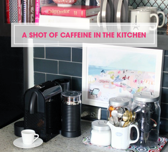Easy Hack for Hanging Coffee Mugs Under a Cabinet - Smallish Home