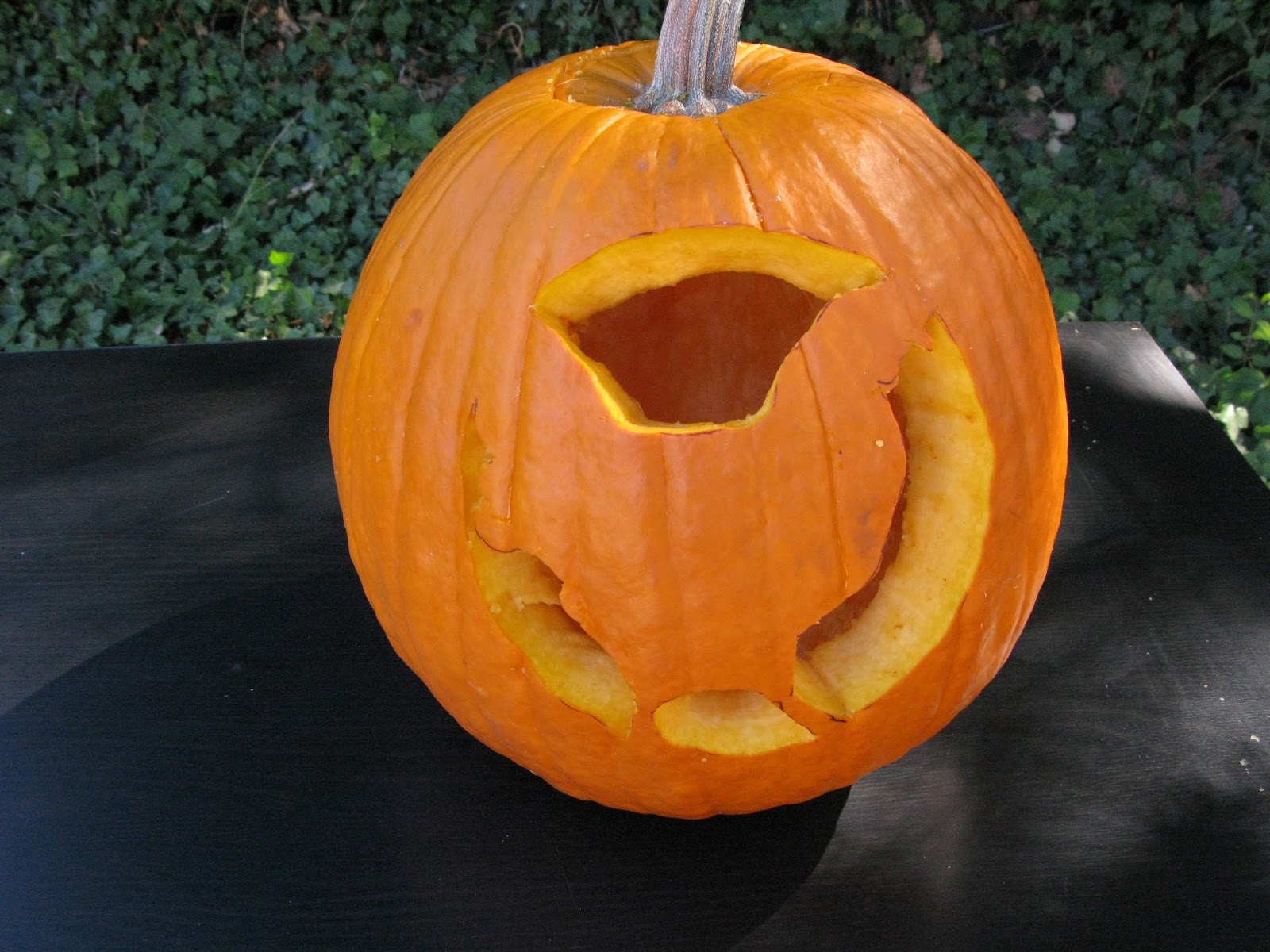 Halloween Chicken Pumpkin Template