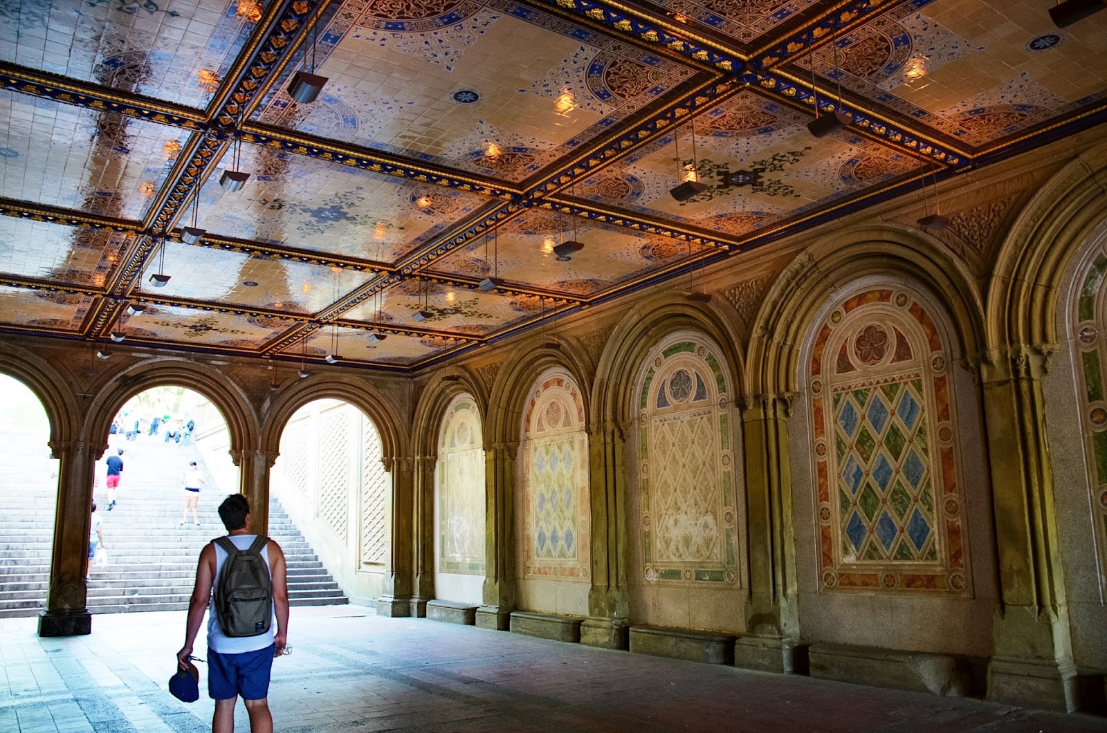Minton Tile Ceiling at Bethesda Terrace Arcade