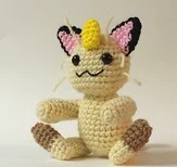 http://www.ravelry.com/patterns/library/meowth-pattern-crochet-amigurumi-pdf