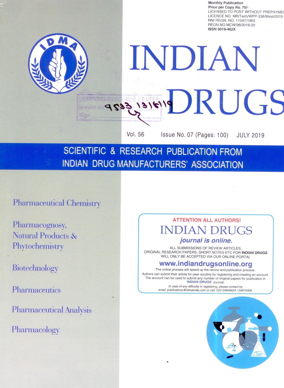 https://www.indiandrugsonline.org/current-issue