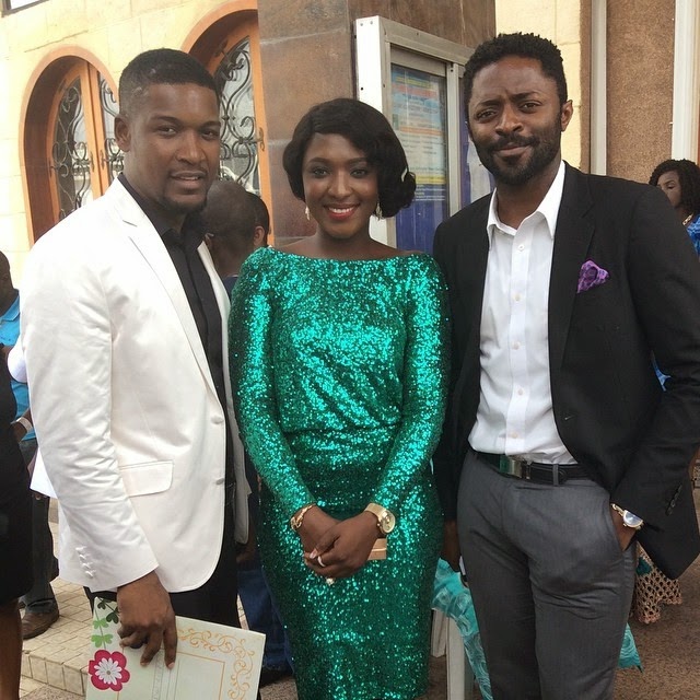 ivie okujaye white wedding photos