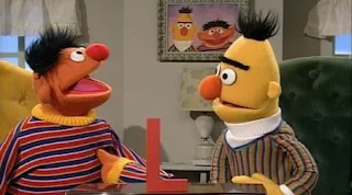 Bert and Ernie sing La, La, La. Sesame Street Alphabet Songs