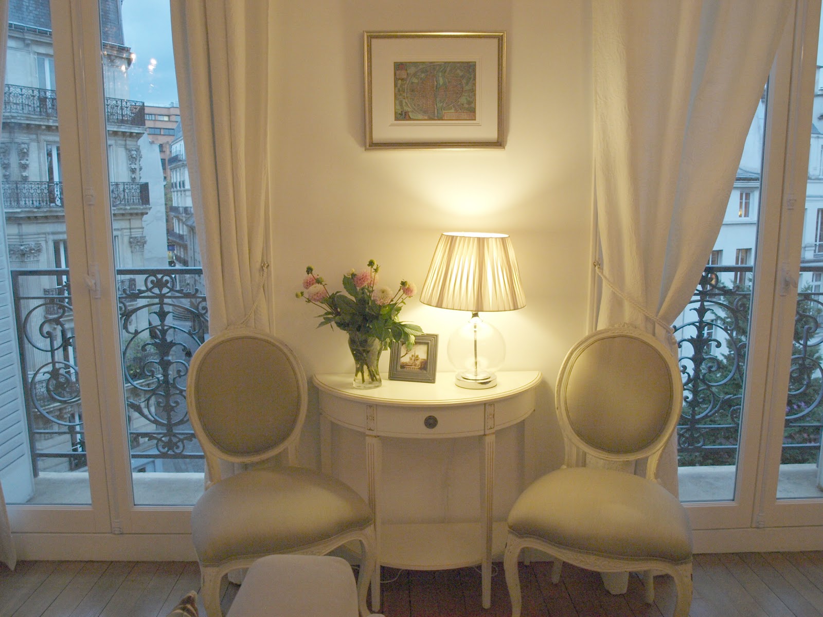 Double French doors in a charming #Parisapartment - by Hello Lovely Studio