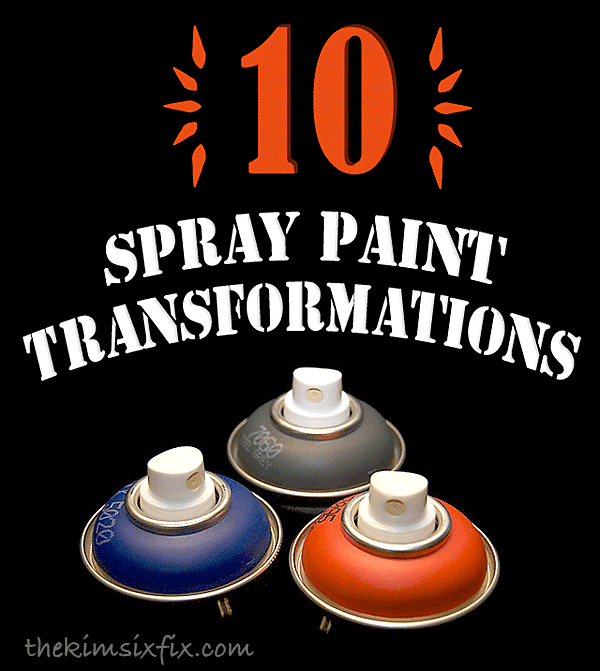 10 DIY Transformations With Just a Can of Spray Paint