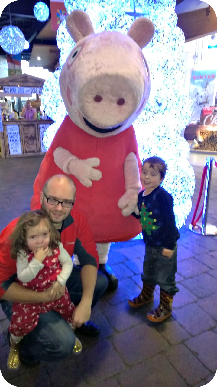 Peppa Pig at Chill Factore Christmas 2014