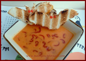 Blood (Homemade Tomato) Soup for Halloween | www.BakingInATornado.com | #recipe #Halloween