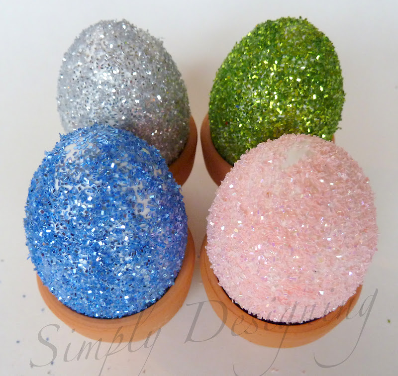 Glitter Eggs Simply Designing with Ashley