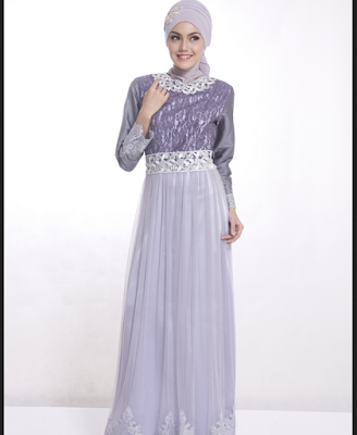 Model gamis pesta Model gamis pesta
