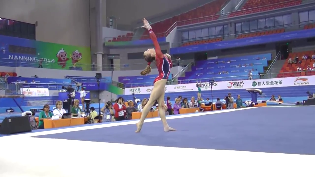 Gymnastics and More!: Madison Kocian - FX - 2014 World Championships ...