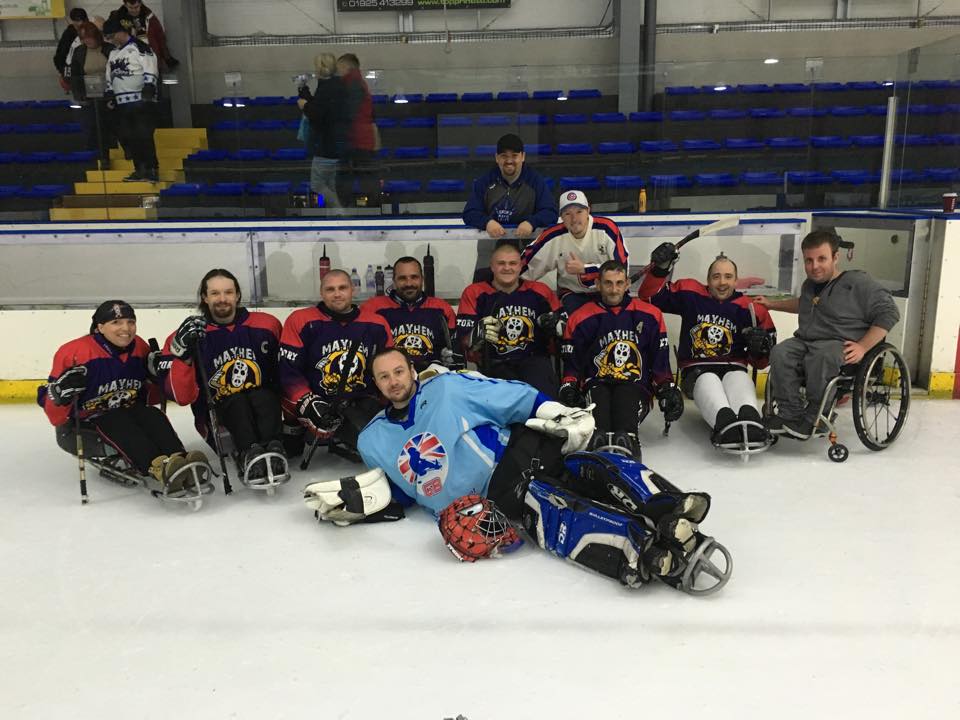 Ice Hockey Review Para Ice Hockey Manchester Mayhem 3 Peterborough