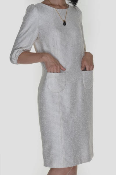 Patrones japoneses. Vestido recto con bolsillos