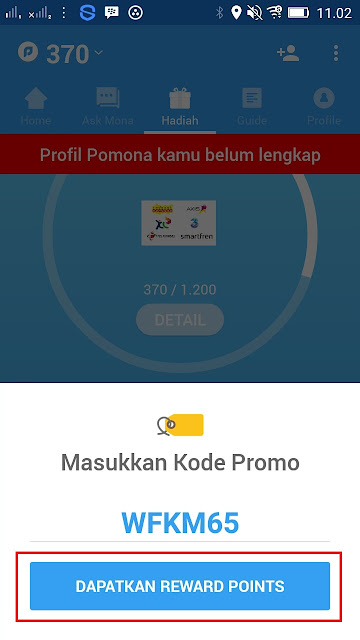 kode promo Pomona