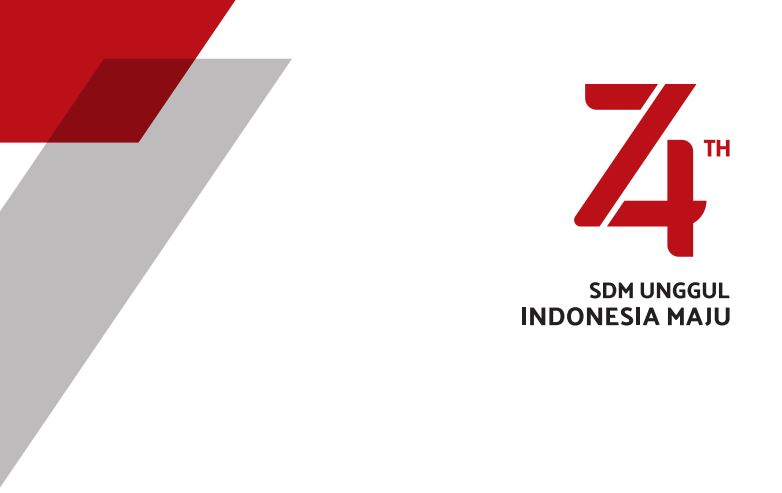 Logo Resmi Peringatan HUT ke74 Kemerdekaan RI 2019 Pulpen Guru