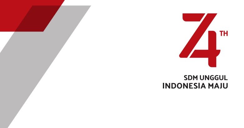 Logo Resmi Peringatan HUT ke74 Kemerdekaan RI 2019 Pulpen Guru