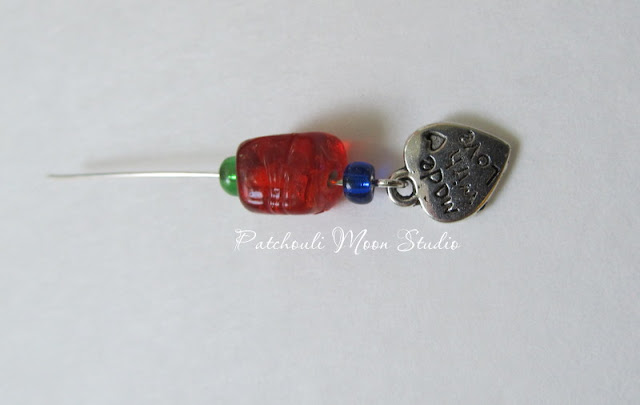 Patchouli Moon Studio~ Tutorial for Making a Zipper Pull With Beads & a Charm