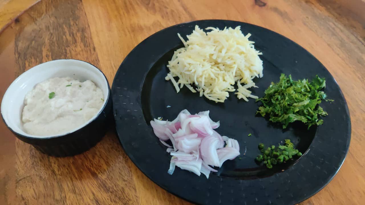 Eggless Potato Pancakes Recipe Pure Veg Potato Pancakes Snack