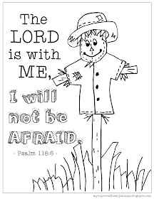 free fall coloring pages Psalm 118:6