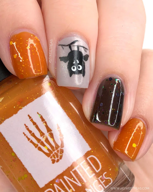 Batty Halloween Nail Art — 25 Sweetpeas