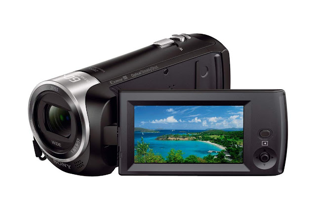 Sony HDRCX405 9.2MP HD Handycam Camcorder with Free Carrying Case (Black) 
