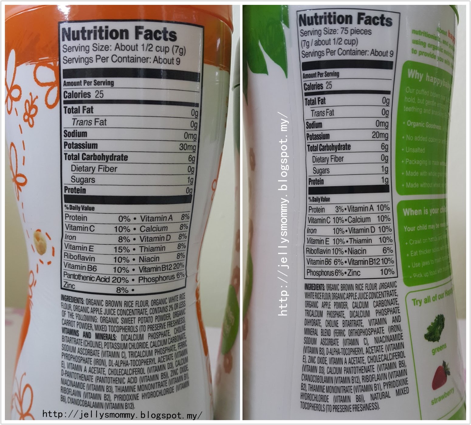 A little bit of Everything HappyBaby Superfood / Organic Puffs Review