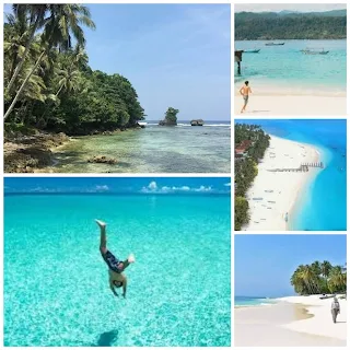 Pulau pisang di Kab. Pesisir barat Prov. Lampung bagaikan permata biru 