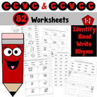  CCVC and CCVCC Worksheets