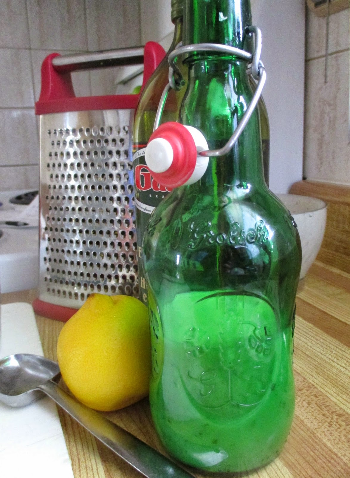 Hot and Cold Running Mom Just my Stuff Basil Greek Yogurt Salad Dressing