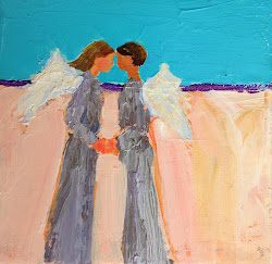 angel paintings acrylic special painting macdonald kelley angels kelly acrylics 6x6 inch
