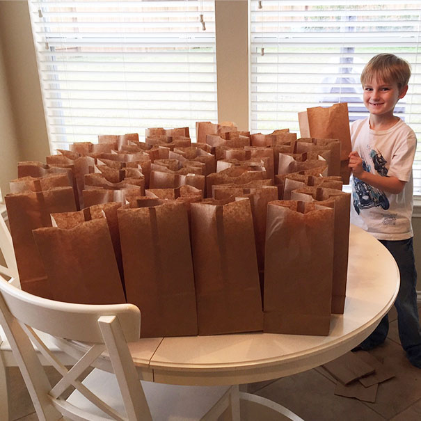 #3 My Son Wanted To Use The $120 He Saved This Year To Help The Homeless. He Made Them Lunches - 12 Kids Who’ll Restore Your Faith In Humanity #3 My Son Wanted To Use The $120 He Saved This Year To Help The Homeless. He Made Them Lunches - 12 Kids Who’ll Restore Your Faith In Humanity