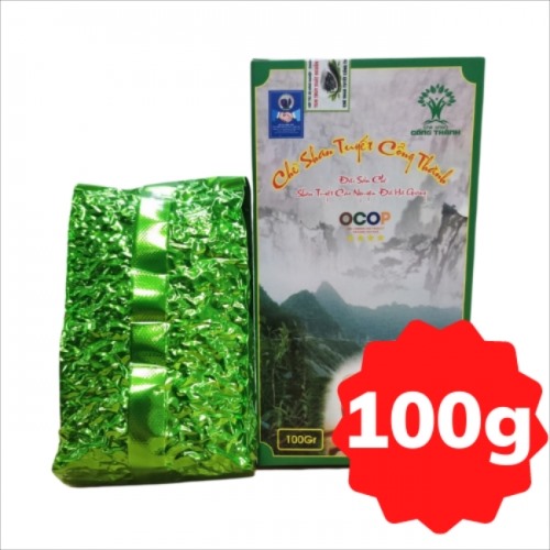 Trà Shan Tuyết Cổng Thành (Chè Búp Loại 1 Tôm 2 Lá) 100g