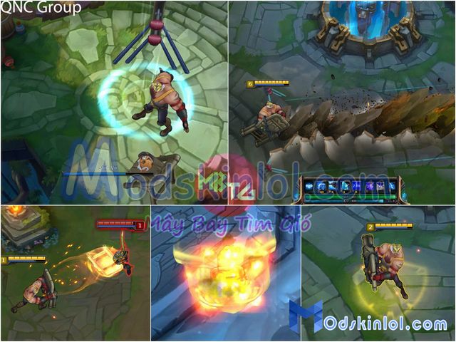 Download Mod Skin LOL 2016: [Mod Skin] Braum Đô Vật
